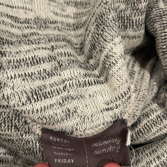 Anthro Turtle Neck Fleece Top - Picture 3 of 4